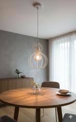 SOSPENSIONE IN METALLO 1XE27 BIANCA 7031.25MDF ANTEA LUCE