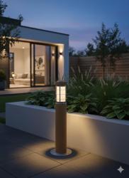 PALETTO PER ESTERNO IN LEGNO CHIARO LEDS 10-9147-92-B8