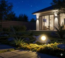 LAMPADA DA GIARDINO A FORMA DI TARTARUGA 