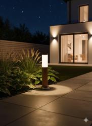 PALO DA GIARDINO PER ESTERNI COLORE LEGNO 10-9137-46-M1