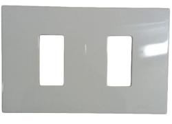 VIMAR PLACCA PER 503 2 MODULI AVORIO SENZA VITI  