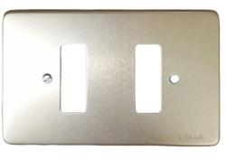 VIMAR  PLACCA 2 FORI ORO 