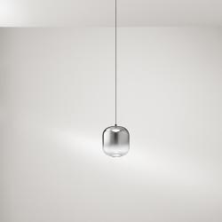 HUNTER SOSPENSIONE FUME VETRO SPECCHIATO D.14CM H.15CM