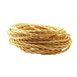 CAVO TRECCIA 3X1.50 NOCE ORO PREZZO AL MT