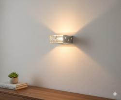 APPLIQUE PER INTERNO IN ACCIAO CROMO Fabbian 