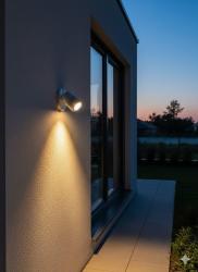 SPOT DA ESTERNO REGOLABILE COLOR ALLUMINIO REGGIANI