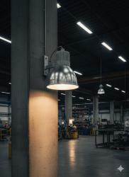 APPLIQUE DA ESTERNO COLOR ALLUMINIO TIPO INDUSTRIALE CASTALDI