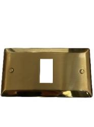 PLACCA I FORO ORO SATINATO