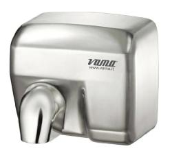 Asciugamani antivandalo in acciaio satinato e sensore mod. Ariel SF  