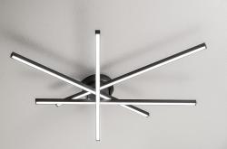 PLAFONIERA IN ALLUMINIO COLORE NERA SYNCRO 8048 N CTD PERENZ