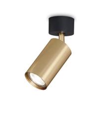 Ideal lux dynamite pl1 applique oro ottone spot orientabile