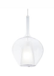 359571 Lampada a sospensione Kalique sp1-1 d28 trasparente Ideal Lux  