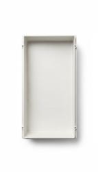 Scatola da incasso in materiale termoplastico di colore bianco per diffusori Folio, Dimmi.