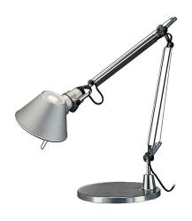 TOLOMEO CORPO LAMPADA DA TAVOLO CROMATA
