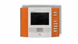 OPHERA VIDEOCITOFONO COLORE 3,5" VIVA-VOCE 62116600 BIANCO E ARANCIO