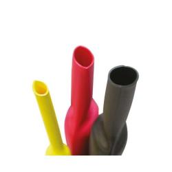 Guaina Termorestringente 38/19 MM Nero 1Mt Etelec GT1114