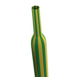 ETELEC - Guaina termorestringente giallo/verde 2:1 in barre 1m a basso spessore per diametro cavo 22,8-34,2mm GT1204