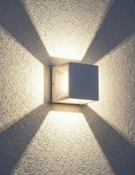 APPLIQUE PER ESTERNO CON 4 FASCI DI LUCE QUASAR 4W BIANCO 700271 PERFORMANCE IN LIGHTING