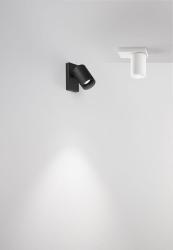Faretto Orientabile ISY LUCE – SIMPLIE 779 Alluminio 1 Luce NERO