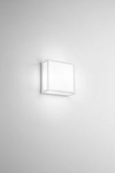 Applique da Esterno ISY LUCE – DECO GRANDE 525 Alluminio Policarbonato L. 23×23   BIANCO