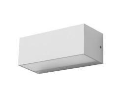 APPLIQUE PER ESTERNO RETTANGOLARE ARA 1 X E27 MAX. 21 W BIANCO