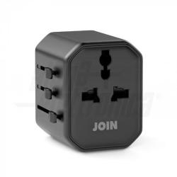 Adattatore universale con presa di ricarica USB-A e USB-C 2,1A max