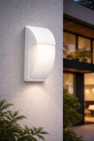 Forlight Lampada Da Parete Ip65 Area E27 15W Bianco 1263Lm