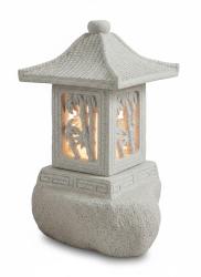 LAMPADA DA GIARDINO PAGODA EFFETTO PIETRA IP44