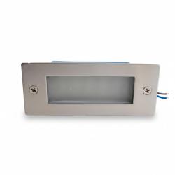 SEGNAPASSO AD INCASSO PER ESTERNO IN ALLUMINIO ACCIAO INOX