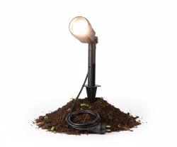 SPOT CON PICCHETTO PER ESTERNO NERO 1XE27 SL/001