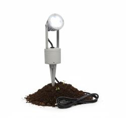 SPOT CON PICCHETTO PER ESTERNO GRIGIO 3W LED/101C