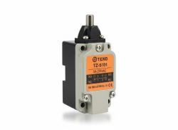 FINECORSA METALLO CON PISTONCINO 1 CONTATTO NO/NC 5A 250VAC.