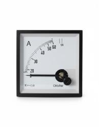Amperometro da Quadro 60A Lettura Diretta 72x72mm