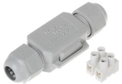 Mini giunto pre-riempito in gel con connettore 2x2.5mmq IP68 Raytech Barney