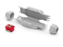 RAYTECH DINO (Confezione da 1 PZ.) - Giunto in linea IP68/69 extra-compatto preriempito in gel.