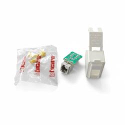 PRESA TELEFONICA RJ11 2/3 COPPIE BIANCA 1 MODULO SERIE MAGIC BTICINO 5963