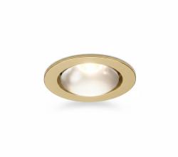 FARETTO INCASSO F68 FISSO TONDO ORO E14