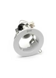 FARETTO INCASSO F81 FISSO TONDO BIANCO 1XE27