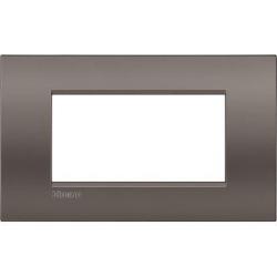 placca LIVING LIGHT AIR 4 moduli - argilla - materiale metallo