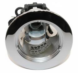 FARETTO DA INCASSO A SOFFITTO TONDO CROMATO 