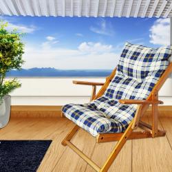 POLTRONA SEDIA RELAX HARMONY BLU