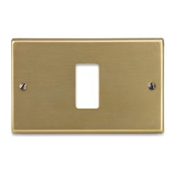 Placca Master 1 foro bronzo per supporti master 351-1