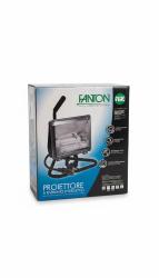 Proiettore con cavalletto metallico e 2 lampade G24 fluorescenti (incluse) 2x26W, IP44