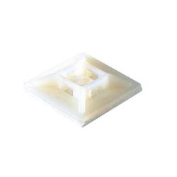 BASETTA AUTOADESIVA - PER FISSAGGIO FASCETTE FINO A 4,5 MM - INCOLORE