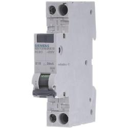 Magnetotermico differenziale C16 Tipo AC 30mA 6kV Siemens 5SV13161KK16