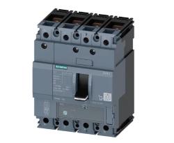 Siemens Interruttore automatico con contenitore stampato SENTRON 3VA1180-3GE42-0AA0, 4 poli, 80 A, 690 V ac