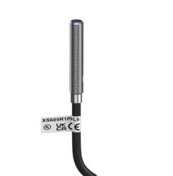 Sensore di prossimità induttivo con cilindro filettato induttivo Telemecanique Sensors, M5, rilevamento 0 ? 2,5 mm, PNP NO, 12