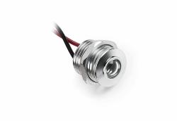 LAMPO FARETTO LED INCASSO SILVER 350MA IP64 LUCE BLU - MINIFLOORLED/BL