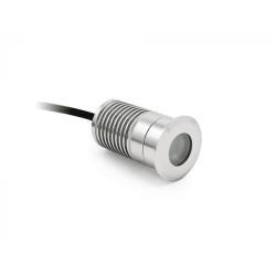 Faretto Carrabile Incasso Lenti Intercambiabile 12v 3w Ip67 3000k LAMPO CARRSPLI3WBC