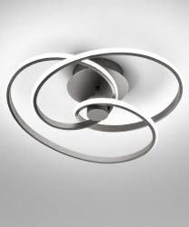 GEA LUCE Diva P/P T Plafoniera Moderna Titanio a Led 42W